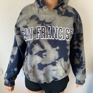 VINTAGE ACID WASH SAN FRANCISCO HOODIE unisex